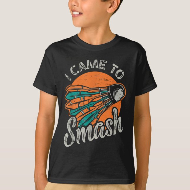 Camiseta Llegué A Smash Team Badminton (Anverso)