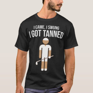 Camiseta Llegué, golpeé, me bronceé, amante del golf divert