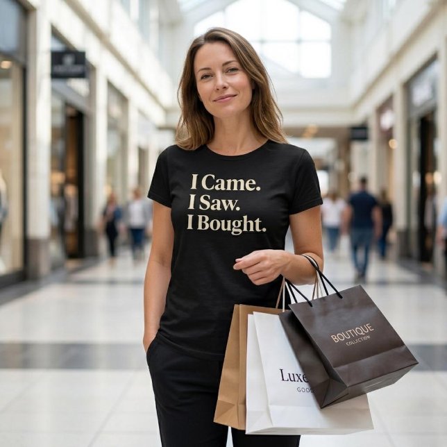 Camiseta Llegué. Vi. Compré. (Subido por el creador)