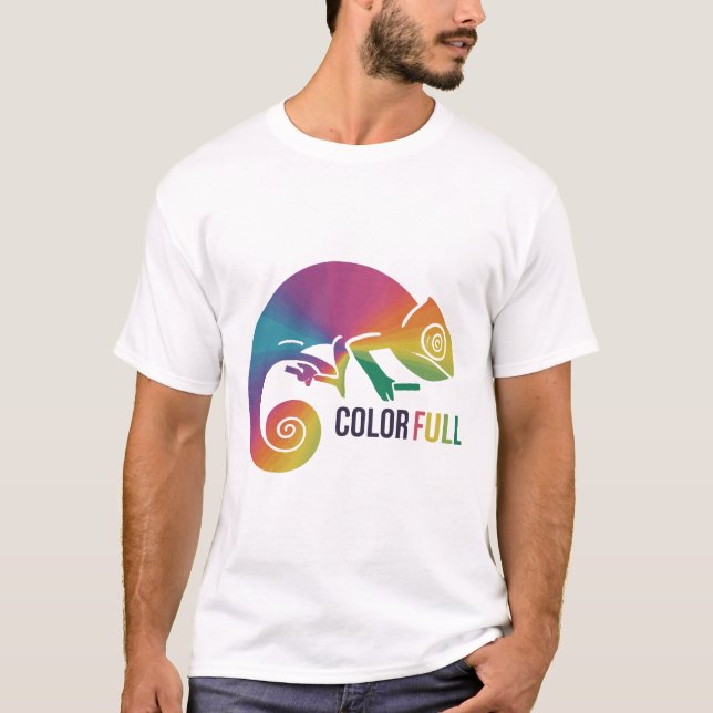 camiseta llena de color (Anverso)