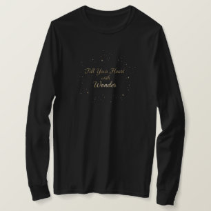 Camiseta Llena Tu Corazón De Maravilla Vibraciones Navideña