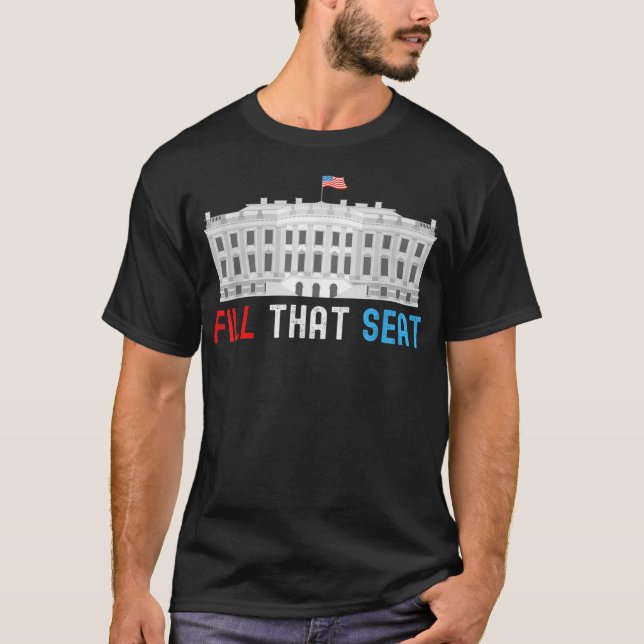 Camiseta Llenar Ese asiento Voto Político (Anverso)