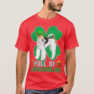Camiseta Lleno De Cables De Shenanigans Para Perro Terrier 