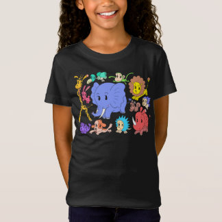 Camiseta ¡Lleno de energía! Doce animales alegres.