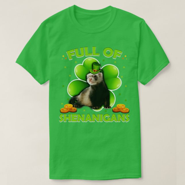 Camiseta Lleno De Shenanigans Día De Los Patrocinadores (Diseño del anverso)
