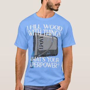 Camiseta Lleno Madera Con Cosas De Arte De Resina Epoxi