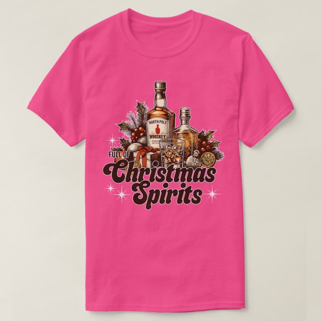 Camiseta Llenos de espíritus Navidades (Diseño del anverso)