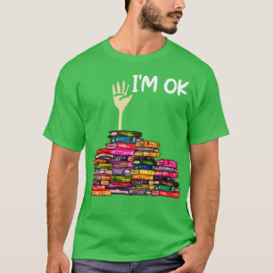 Camiseta Llenos De Libros Estoy Bien Larga Manga