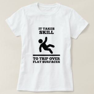 Camiseta Lleva habilidad el viaje sobre las superficies