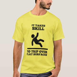 Camiseta Lleva habilidad el viaje sobre las superficies