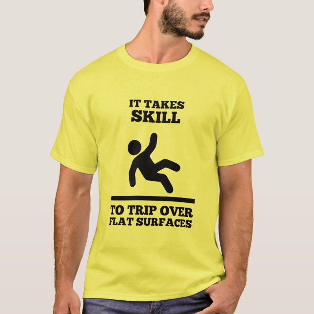 Camiseta Lleva habilidad el viaje sobre las superficies (Anverso)