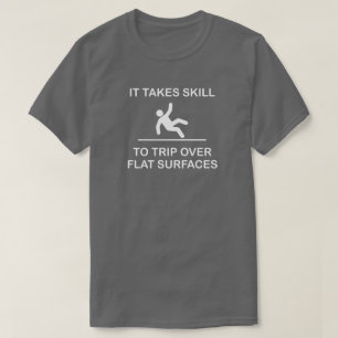 CAMISETA LLEVA HABILIDAD EL VIAJE SOBRE SUPERFICIES PLANAS