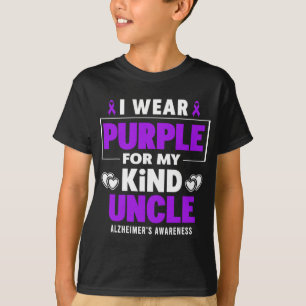 Camiseta Lleva Morado Por La Conciencia De Mi Tío Alzheimer