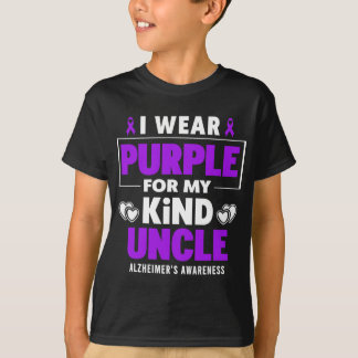 Camiseta Lleva Morado Por La Conciencia De Mi Tío Alzheimer