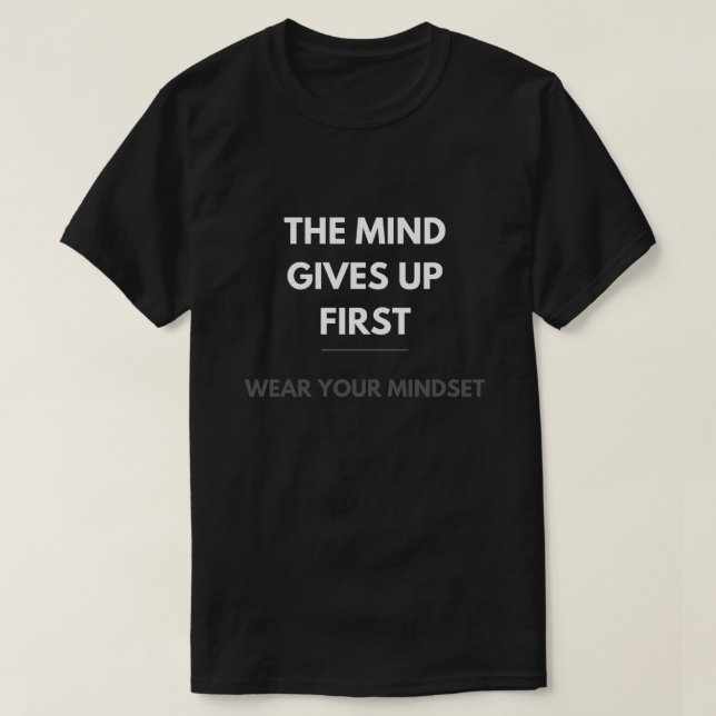 Camiseta Lleva Tu Mentalidad (Diseño del anverso)