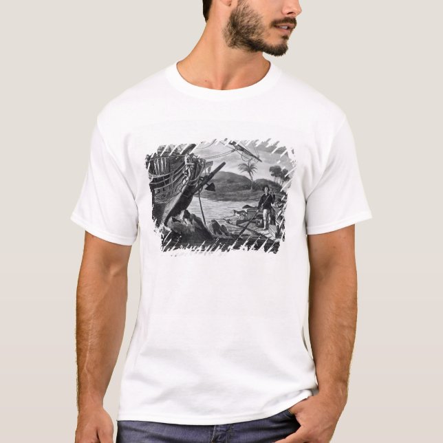 Camiseta Llevada de Robinson Crusoe (Anverso)