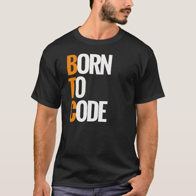 Camiseta Llevado cifrar - al codificador del programador (Anverso)