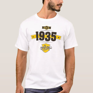 Camiseta llevado en 1935 (choco&yellow)