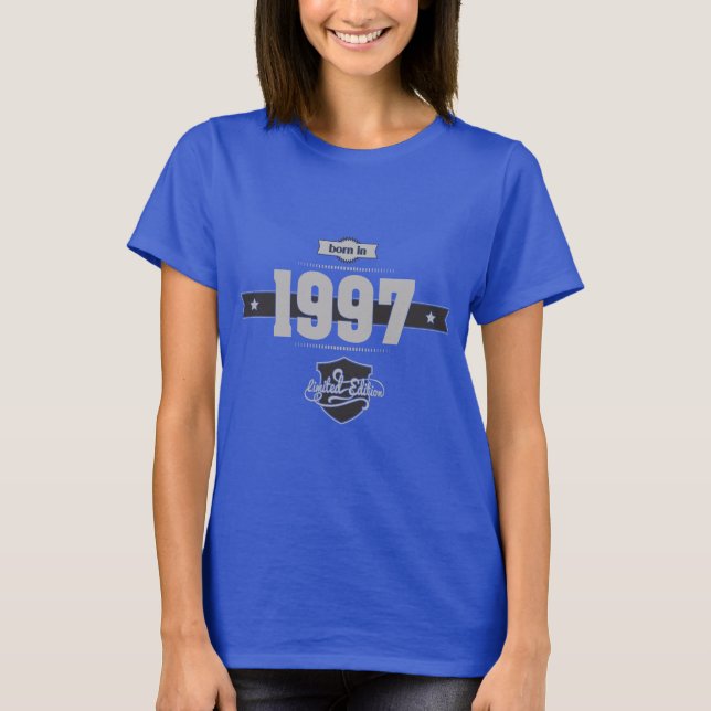 Camiseta Llevado en 1997 (Light&Darkgrey) (Anverso)