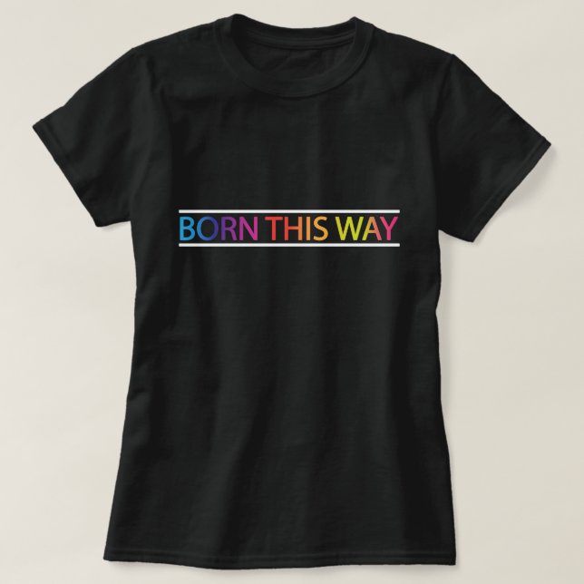 Camiseta Llevado este mes del orgullo de la manera LGBT (Diseño del anverso)
