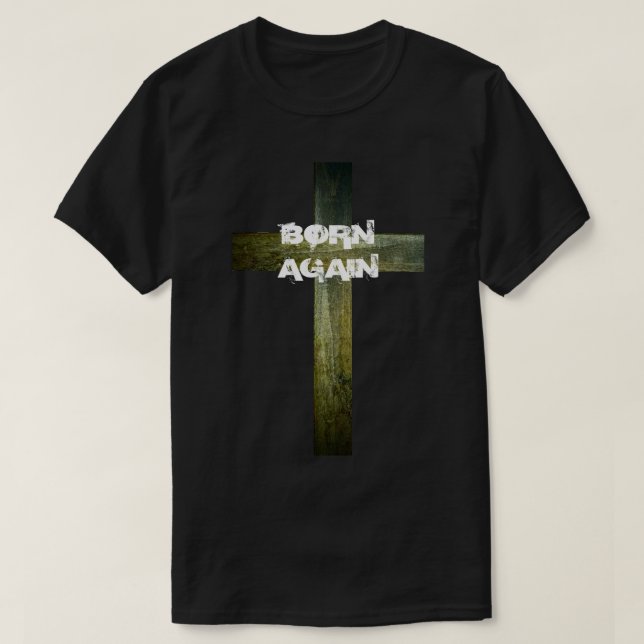 Camiseta "Llevado otra vez con la cruz de madera " (Diseño del anverso)