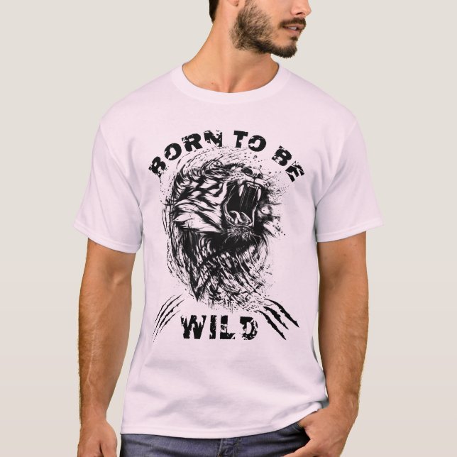 Camiseta Llevado ser salvaje (Anverso)