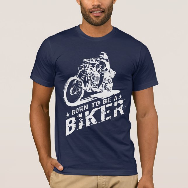 Camiseta Llevado ser un motorista (Anverso)