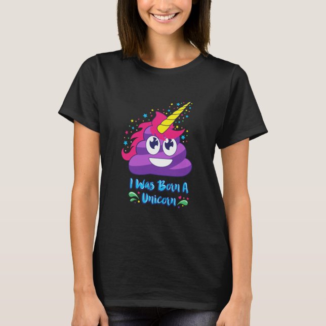 Camiseta Llevado un unicornio (emoji del impulso) (Anverso)