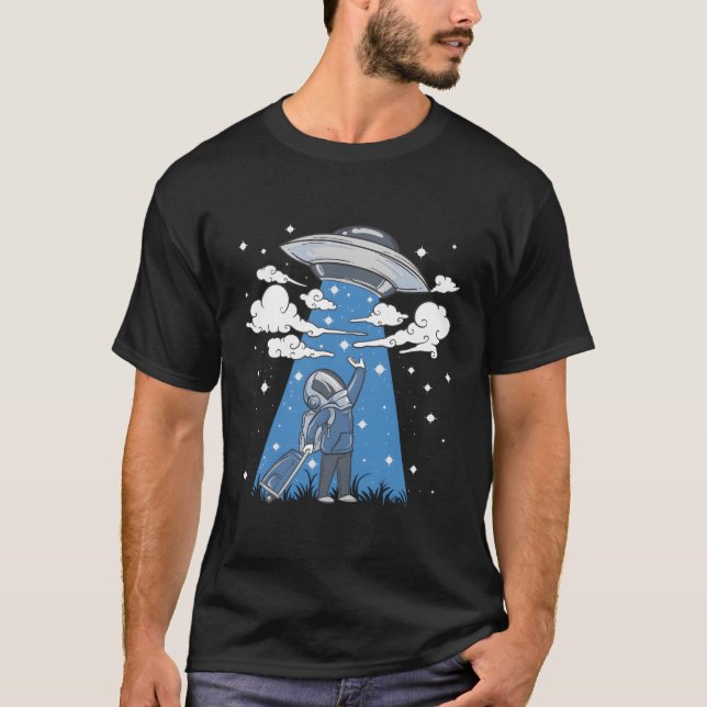 Camiseta Llévame a casa astronauta Ufo Alien (Anverso)