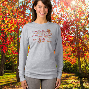 Camiseta Llévame A La Ciudad De La Calabaza.