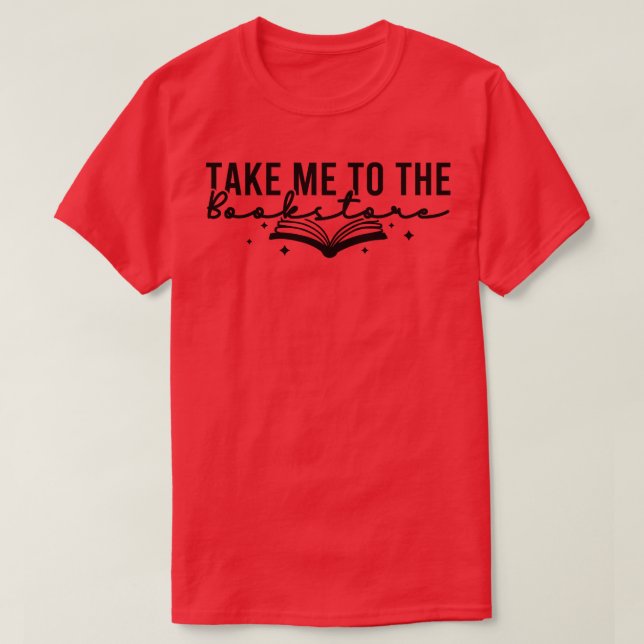 Camiseta Llévame A La Librería 1 (Diseño del anverso)