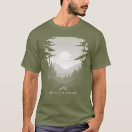 Camiseta Llévame a la niebla gráfica de los bosques de las 