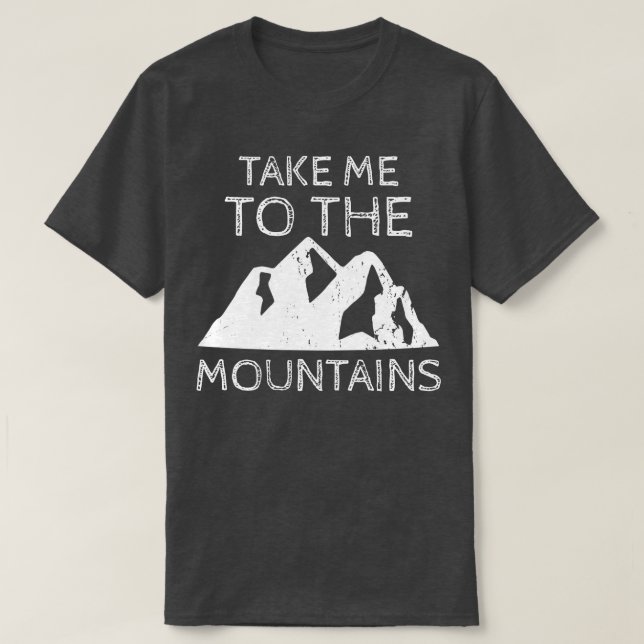 Camiseta Llévame A Las Montañas (Diseño del anverso)