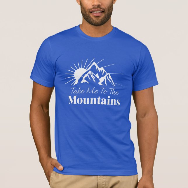 Camiseta Llévame a las montañas (Anverso)