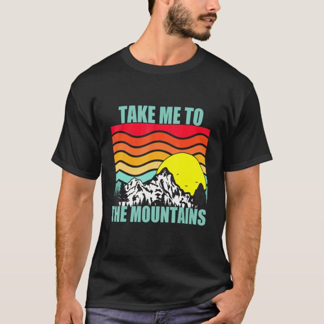 Camiseta Llévame A Las Montañas Camping Camper Adv (Anverso)