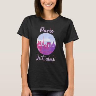Camiseta Llévame a París, la Torre Eiffel, regalo francés p