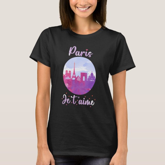 Camiseta Llévame a París, la Torre Eiffel, regalo francés p (Anverso)