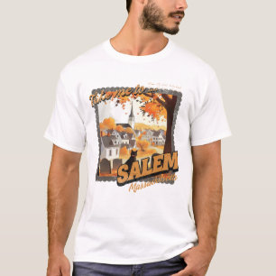 Camiseta Llévame a Salem Massachusetts, salem de viaje de C