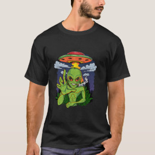 Camiseta Llévame A Tu Distribuidor Ufo Funny Alien Fumar We
