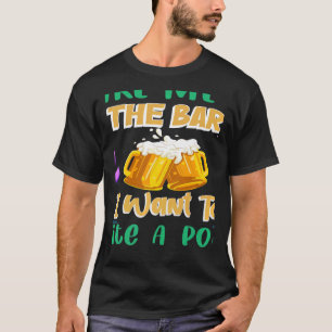 Camiseta Llévame al bar quiero escribir un poema poeta Poe