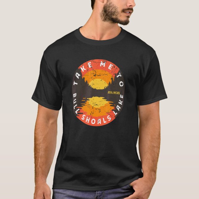 Camiseta Llévame Al Lago Bull Shoals - Arkansas Water Sunse (Anverso)