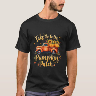 Camiseta Llévame al parche de calabazas camión vintage de o