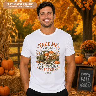 Camiseta Llévame al Parche de Calabazas Familia Unisex