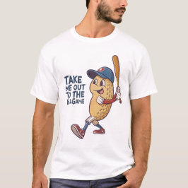 Camiseta Llévame al partido de baloncesto: Peanut Basebal