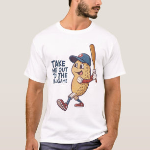 Camiseta Llévame al partido de baloncesto: Peanut Basebal