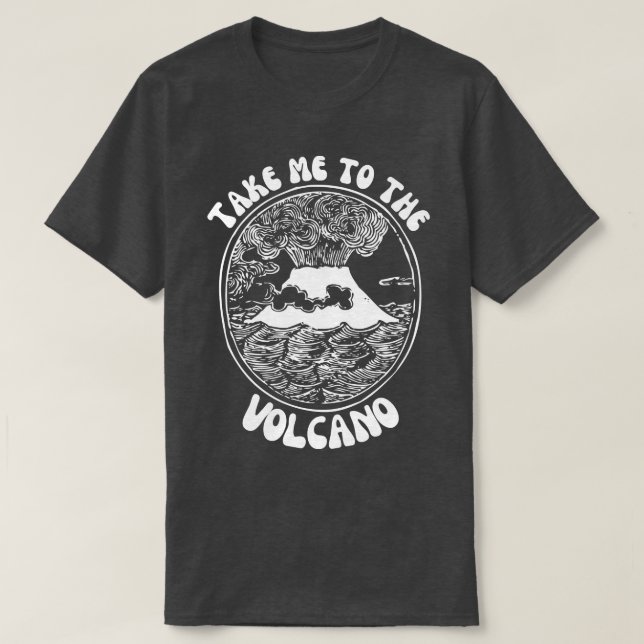 Camiseta Llévame Al Volcán (Diseño del anverso)