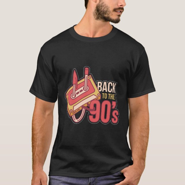 Camiseta Llévame De Volta A Los Noventa, Cassette Nostálgic (Anverso)