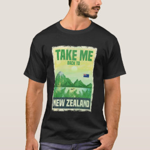 Camiseta Llévame de vuelta a la escena de helechos de monta