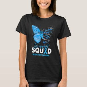 Camiseta Llevamos Azul Mariposa Apoyo Conciencia Mastocitos