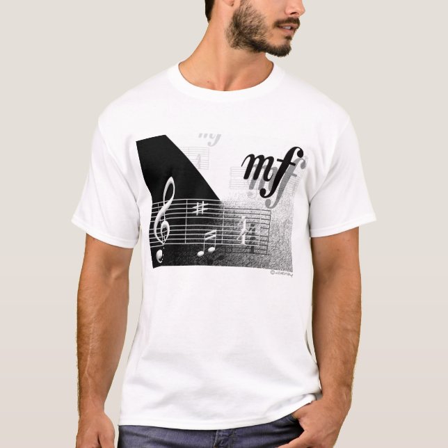 Camiseta Llevándolo ruidosamente con la ropa de MusicMinds (Anverso)